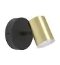 Eglo Luz De Pared Consuma 1 Acero Negro Oro | IP44 - Apta para 1x GU10