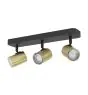 Eglo Luz de techo Consuma 1 Acero Negro | IP44 - Apta para 3x GU10 