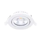 Noxion LED Ajustable Slim Spot Blanco 6W 550lm - 930 Luz Cálida | Recorte 75mm - IP54 - Mejor reproducción de color 