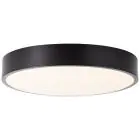 Brilliant Slimline Luz de techo Metal Plástico Negro Blanco 22W 2400lm - 830 Luz Cálida | 330mm