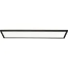 Brilliant Milton Luz de techo Plástico Negro Blanco 19W 3200lm - 840 Blanco Frio | IP44