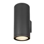 SLV Enola Up/Down Luz De Pared Aluminium Gris Esférica 55W 6000lm - 930-940 CCT | Al Aire Libre - IP65 - Mejor Reproducción De Color