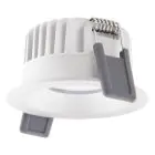 Ledvance Foco LED Fix Aluminium Blanco 8W 640lm 36D - 927 Luz muy Cálida | Recorte 68mm - IP44 - Mejor reproducción de color - Regulable