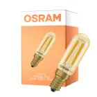 Osram Vintage 1906 LED Special Shapes E14 Tubular Ámbar 4.8W 470lm - 822 Luz Muy Cálida | Regulable - Reemplazo 40W