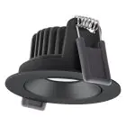 Ledvance Foco LED Adjust Aluminium Negro 8W 640lm 36D - 927 Luz muy Cálida | Recorte 68mm - IP20 - Mejor reproducción de color - Regulable