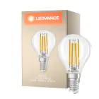 Ledvance Classic LED E14 Pera Con Filamento Clara 3.4W 470lm - 827 Luz Muy Cálida | Regulable - Reemplazo 40W