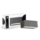 D'Lite Luz De Pared Bello Negro Up & Down 12W 850lm - 830 Luz Cálida| IP54