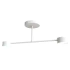 Emibig Luz de techo Halo Acero Blanco | Apta para 2x GX53 - Max 8W
