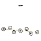 Emibig Colgante De Luz Gravity Acero Negro | Apta para 8x E14 - Max 10W