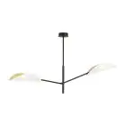 Emibig Luz de techo Vene Acero Negro | Apta para 2x E14 - Max 10W