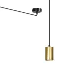 Emibig Colgante De Luz Traker Acero Negro | Apta para 1x GU10 - Max 10W