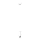 Emibig Colgante De Luz Fumiko Acero Blanco | Apta para 1x GU10 - Max 10W