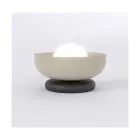 Emibig Lámpara De Mesa Ozzy Acero Marrón | Apta para 1x G9 - Max 8W