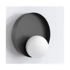 Emibig Luz De Pared Kido Acero Negro | Apta para 1x G9 - Max 8W