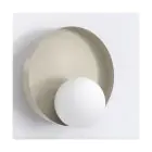 Emibig Luz De Pared Kido Acero Marrón | Apta para 1x G9 - Max 8W