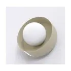 Emibig Luz De Pared Ozzy Acero Marrón | Apta para 1x G9 - Max 8W