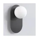 Emibig Pared y Luz de techo Viva Acero Negro | Apta para 1x G9 - Max 8W