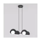 Emibig Colgante De Luz Boom Acero Negro | Apta para 4x G9 - Max 8W