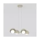 Emibig Colgante De Luz Boom Acero Marrón | Apta para 4x G9 - Max 8W
