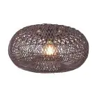 Good&Mojo Luz de techo Arizona Rattan Burgundy S | Apta para 1x E27 