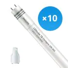 Multipack 10x Philips Tubo LED T8 CorePro (UN) High Output 18W 2000lm - 840 Blanco Frio | 120cm - Reemplazo 36W