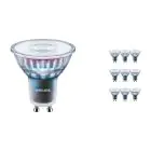 Multipack 10x Philips MASTER LED Foco ExpertColor GU10 PAR16 3.9W 265lm 25D - 927 Luz muy Cálida | Mejor reproducción de color - Regulable - Reemplazo 35W