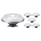 Multipack 6x Philips MASTER LED Foco G53 AR111 10.8W 620lm 40D - 930 Luz Cálida | Mejor reproducción de color - Regulable - Reemplazo 50W
