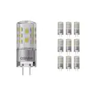 Multipack 10x Osram Parathom LED Pin GY6.35 3.8W 470lm - 827 Luz Muy Cálida | Regulable - Reemplazo 40W