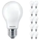 Multipack 10x Philips Corepro LED Bulbo E27 Pera Mate 7W 806lm - 830 Luz Cálida | Reemplazo 60W
