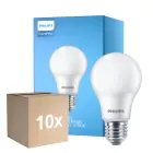 Multipack 10x Philips Corepro LED Bulbo E27 Pera Mate 4.9W 470lm - 827 Luz muy Cálida | Reemplazo 40W