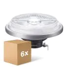 Multipack 6x Philips MASTER LED Foco G53 AR111 14.8W 875lm 24D - 930 Luz Cálida | Mejor reproducción de color - Regulable - Reemplazo 75W