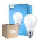 Multipack 10x Philips Corepro LED Bulbo E27 Pera Mate 8.5W 1055lm - 827 Luz muy Cálida | Reemplazo 75W