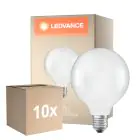 Multipack 10x Ledvance Classic LED E27 Globe Con Filamento Mate 3.8W 806lm - 827 Luz Muy Cálida | Reemplazo 60W