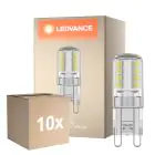 Multipack 10x Ledvance Performance LED Capsule Clara G9 2.6W 320lm - 827 Luz Muy Cálida | Reemplazo 30W