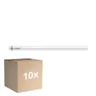 Multipack 10x Philips Master Tubo LED T8 (EM/Mains) Ultra Output 20W 3700lm - 840 Blanco Frio | 150cm - Reemplazo 58W