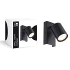 D'Lite Luz De Pared Prisma Metal Negro | IP20 - Apta para 1x GU10