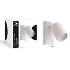 D'Lite Luz De Pared Prisma Metal Blanco | IP20 - Apta para 1x GU10