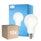 Multipack 10x Philips Corepro LED Bulbo E27 Pera Mate 13W 2000lm - 827 Luz muy Cálida | Reemplazo 120W