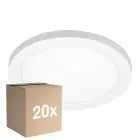 Multipack 20x Noxion Downlight LED Ecowhite Blanco 18W 1530lm 110D - 830 840 860 Ajustable Blanco | 217mm - Recorte 55-175mm - Regulable