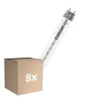 Multipack 8x Osram Tubo LED T8 Fluora (EM/Mains) Standard Output 15W 1150lm - 825 Luz Muy Cálida | 120cm - Reemplazo 36W