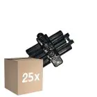 Multipack 25x Noxion GST - Compatible T - Conector - 1 Macho + 2 Hembra - 3 pole 1,5mm2