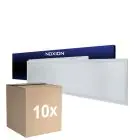 Multipack 10x Noxion Panel LED Delta Value V5 28W 3920lm - 830-840 CCT | 120x30cm - UGR