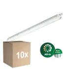 Multipack 10x Philips Pantalla LED Estanca Coreline WT120C G3 28W 4600lm - 840 Blanco Frio | 120cm - Reemplazo 2x36W