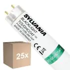 Multipack 25x Sylvania Blacklight BL368 T12 Toughcoat 40W - 368 UV | 120cm
