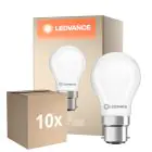 Multipack 10x Ledvance Classic LED B22 Pera Mate 3.4W 470lm - 827 Luz Muy Cálida | Reemplazo 40W