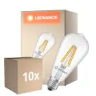 Multipack 10x Ledvance Classic LED Edison E27 Pera Con Filamento Clara 3.8W 806lm - 827 Luz Muy Cálida | Reemplazo 60W