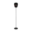 Eglo Lámpara de pie Persley Acero Negro Papel | IP20 - Apta para 1x E27 
