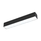 Eglo Luz de techo Salitta Aluminium Negro 9W 1080lm - 830 Luz Cálida