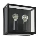 Eglo Luz De Pared Alamonte 1 Acero Negro | IP44 - Apta para 2x E27