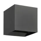 Eglo Luz De Pared Calpi 3 Aluminium Antracita Up & Down 2.8W 420lm - 830 Luz Cálida | IP54